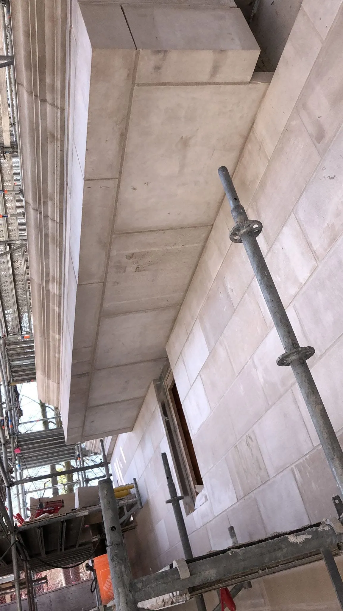 Carved stone cornice